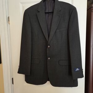 Stafford Hopsack Men's Blazer  Wool Blend Size 42L  NWT